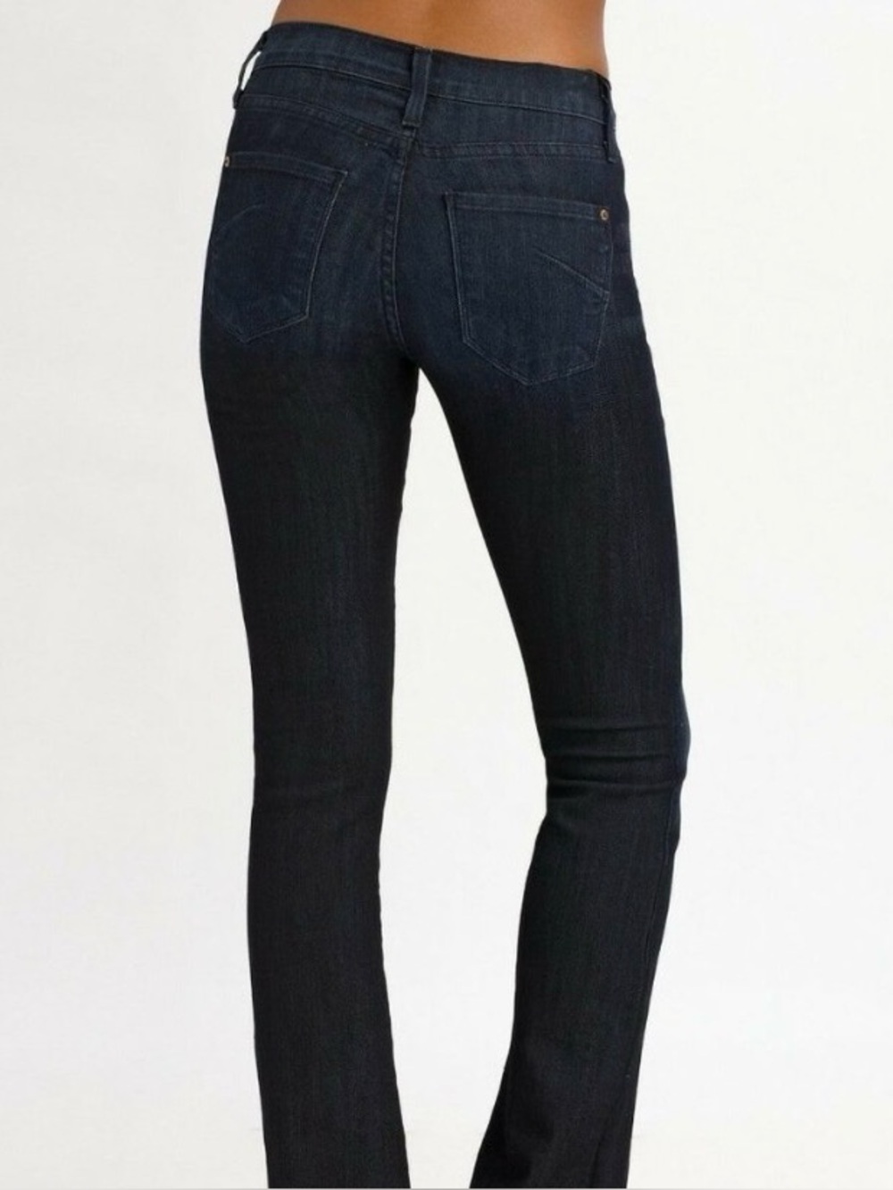 Low Rise Straight Leg Jeans 28 James Jeans Tommy Dark Wash 33" Inseam Tall Y2K